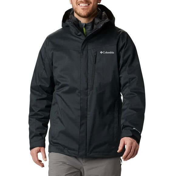 Columbia 1866751 Men's Sz XL Black Melange Whirlibird IV Interchange Jacket - Picture 15 of 16